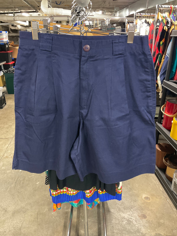 Fundamental Things Petites Pleated Twill Shorts