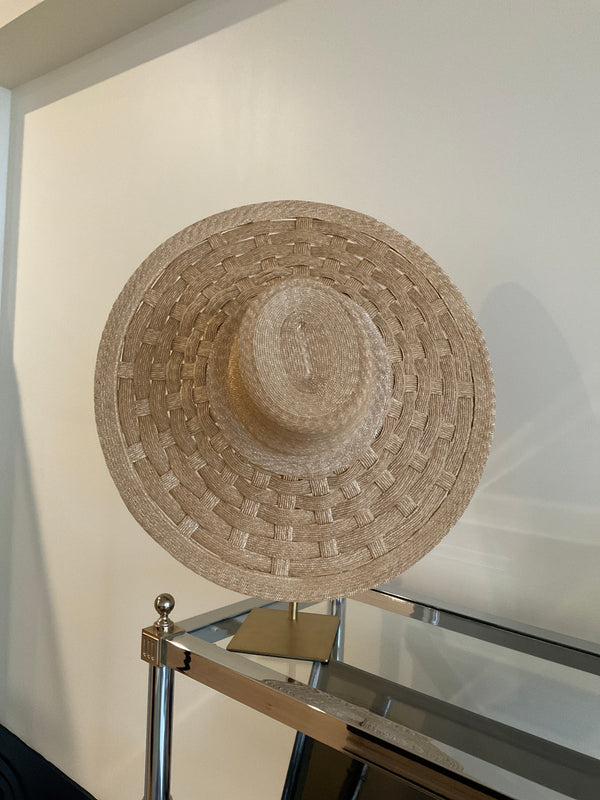 Frank Olive Woven Straw Hat