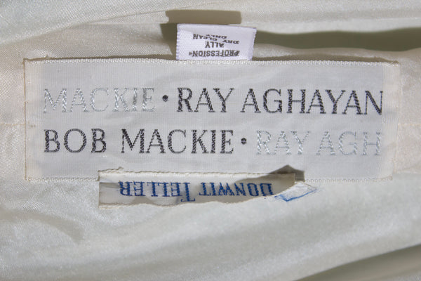 Bob Mackie & Roy Aghayan Silk Organza Maxi Dress