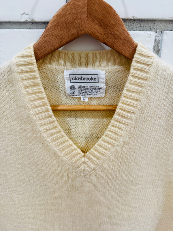 80s Minimalist Sweater Vest