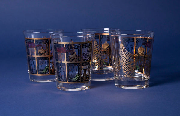 Nautical Double Rocks Glasses