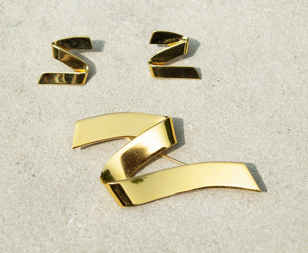 Monet Zig Zag Jewelry Set