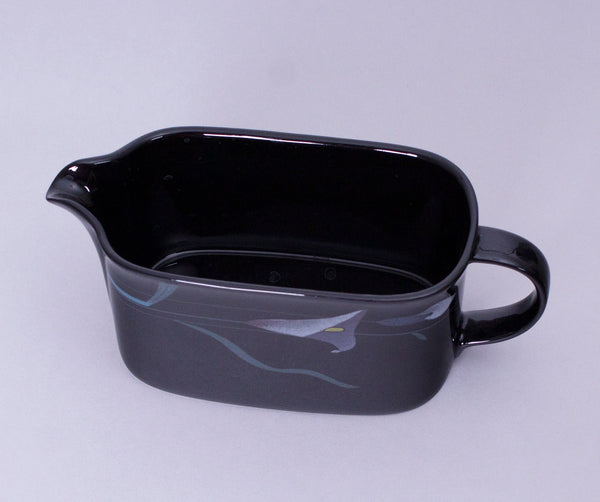 Mikasa Opus Black Ceramic Gravy Boat