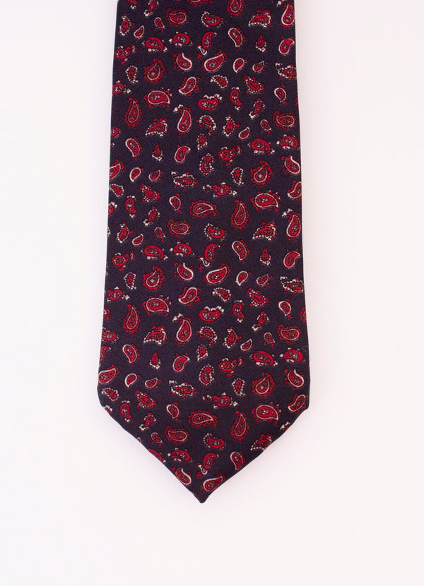 Famous Barr Paisley Print Tie
