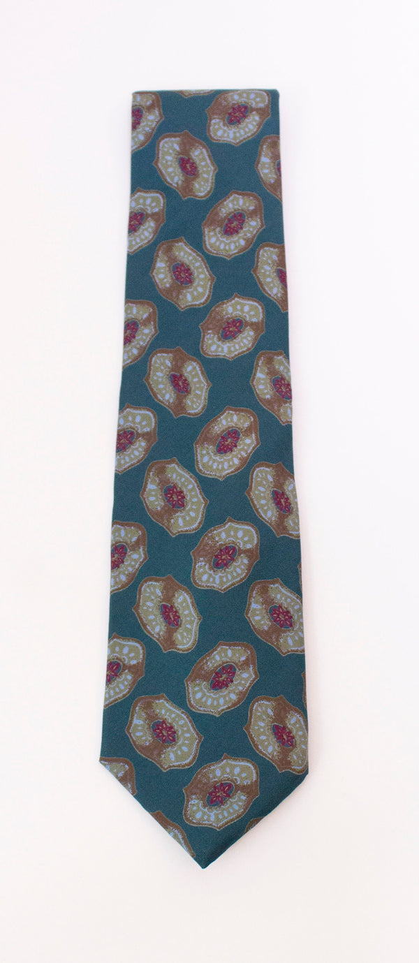 Dior Abstract Medallion Tie