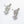 Mid-Century Rhinestone Chandelier Screw Back Earrings