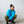 Embroidered Raglan Sleeve Satin Bomber