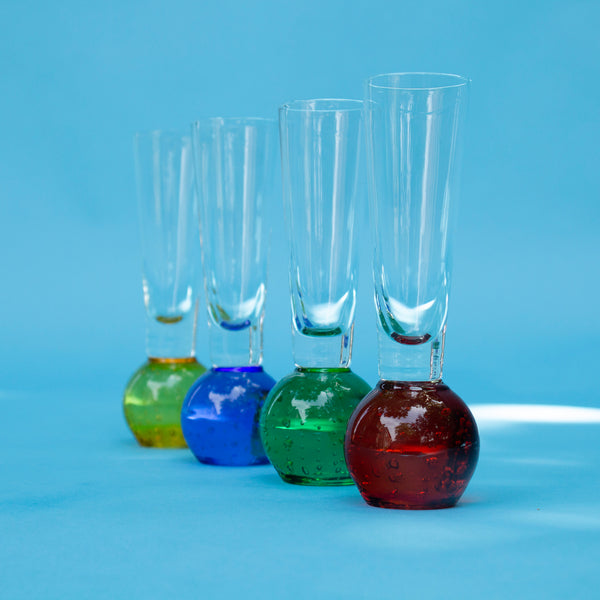 Bubble Stem Shot Glass Set