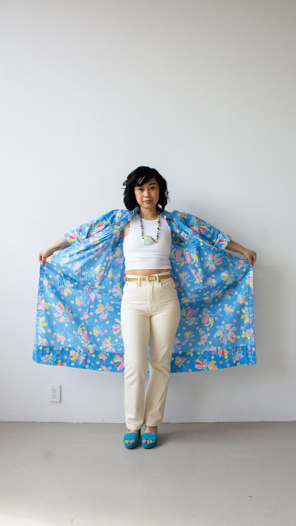 Models Coat Floral House Coat