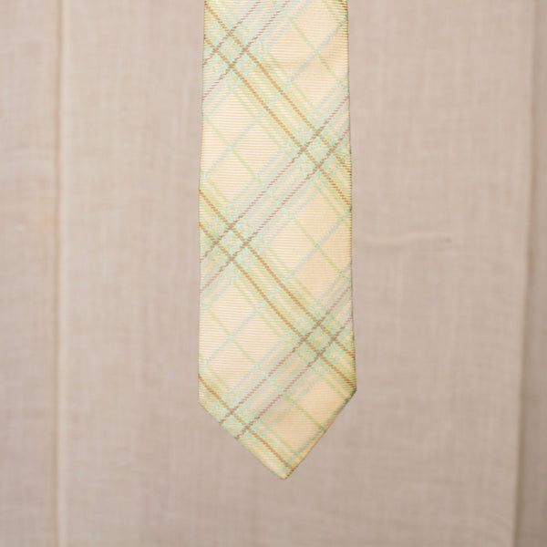 Etro Plaid Jacquard Silk Twill Tie