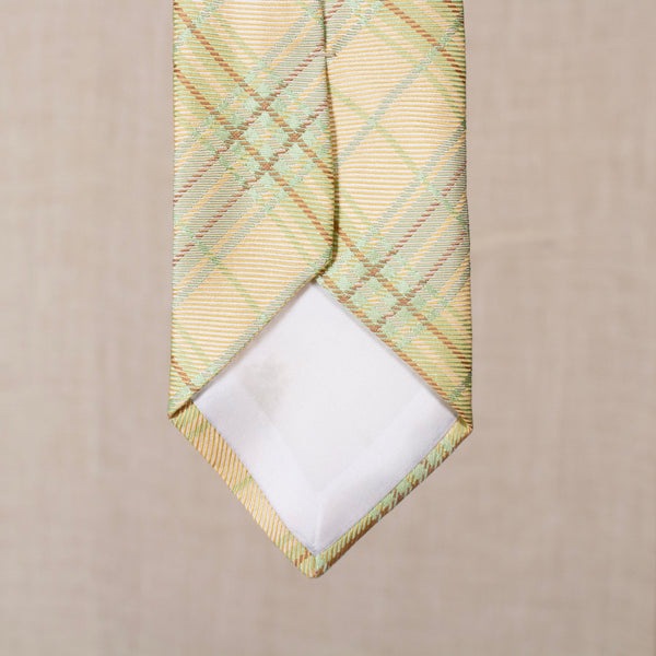 Etro Plaid Jacquard Silk Twill Tie