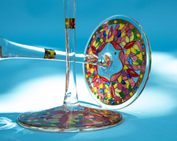 Momo Panache Mouthblown & Handcrafted Martini Glasses