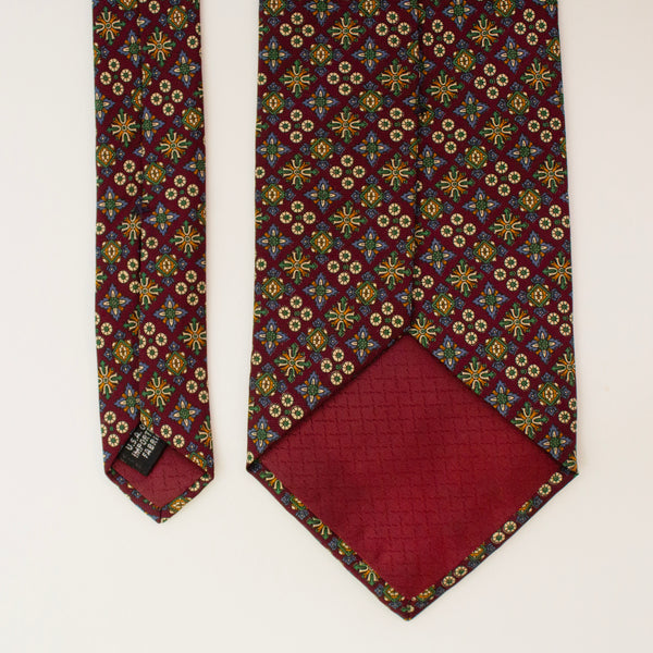 Dior Abstract Ditsy Print Silk Tie