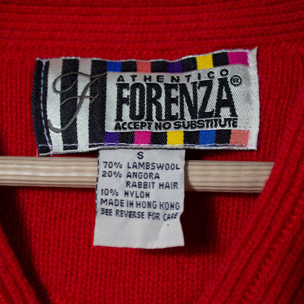 Authentico Forenza Lambswool Ribbed Knit Sweater