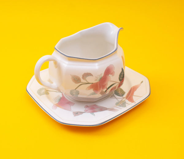 Mikasa Silk Flowers Gravy Boat