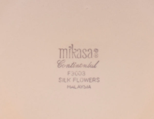 Mikasa Silk Flowers Gravy Boat