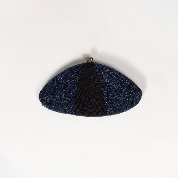 Walborg Seed Bead Clamshell Clutch