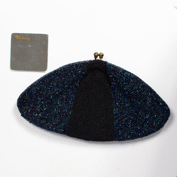 Walborg Seed Bead Clamshell Clutch