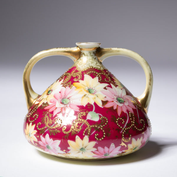 Royal Kinran Nippon Antique Double Handle Vase