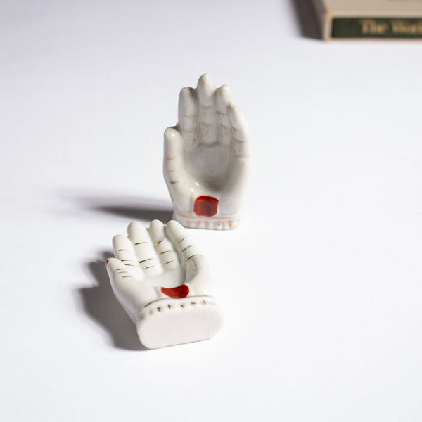 Vintage Ceramic Hand Trinket Dishes
