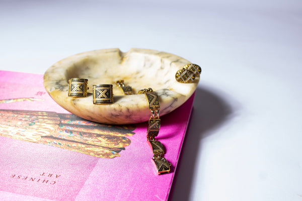 MCM Alabaster Ashtray