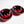 Vintage Tie Dye Glazed Ceramic Mini Ashtrays