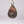 Onyx Cabochon & Sterling Teardrop Dangle Earrings