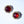 Paolo Gucci Red Cabochon Clip-On Earrings