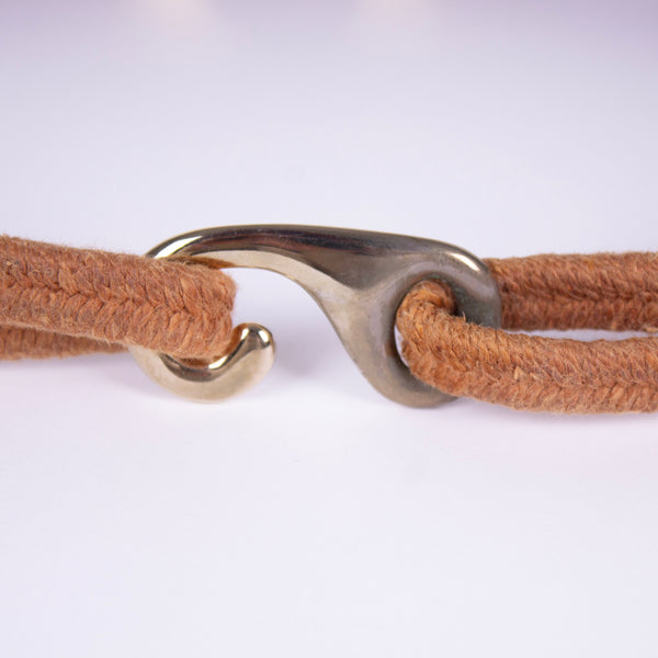 Leather Shop Braided Strip Leather Belt