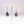 Onyx Cabochon & Sterling Teardrop Dangle Earrings